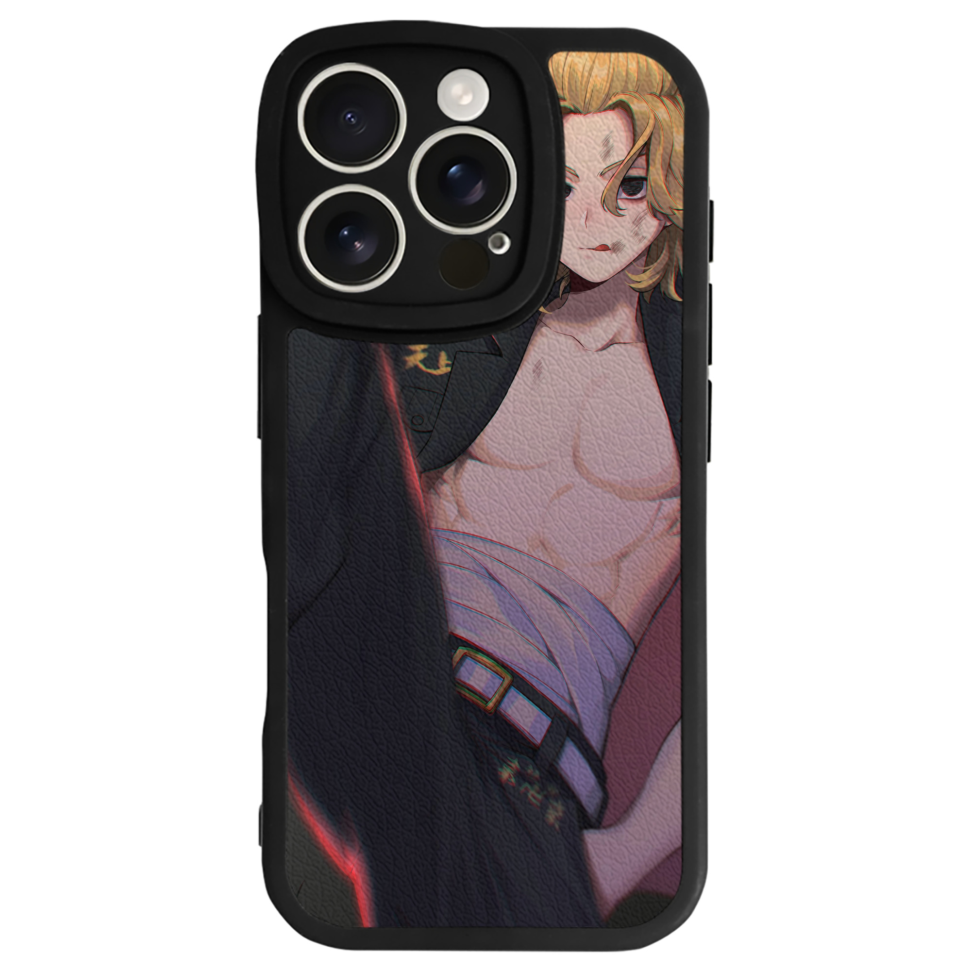 （画像用） 東京リベンジャーズ Tokyo Revengers 【iPhone 16シリーズ対応】シリコンスマホケース（レザー調） 材質：シリコン